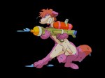 anthro balls biped blue_eyes casual_nudity countershading fur genitals male markings paws penis purple_body red_markings simple_background solo tan_body toy toy_gun transparent_background water_gun wet wet_body wet_fur oselotti super_soaker blitzstoat_(gyro) mammal mustelid musteline stoat true_musteline weasel 2023 alpha_channel hi_res