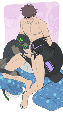 anthro ball_fondling ball_lick balls bisexual bite biting_lip blowing bodily_fluids collaborative_oral female female_penetrated fondling genitals group group_sex human_on_anthro human_penetrating humanoid_genitalia humanoid_penis interspecies licking male male/female male/male male_penetrating male_penetrating_female nipples not_furry nude oral oral_penetration penetration penis saliva saliva_on_penis saliva_on_tongue sex teeth teratophilia threesome tongue tongue_out trio xenophilia zombie_maykr bioware electronic_arts mass_effect caetillia_sullianus haruka_watanabe alien human mammal turian 9:16 hi_res