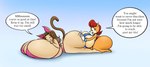 anthro ass_growth big_breasts big_butt bikini blue_bikini blue_clothing blue_swimwear breast_expansion breast_growth breasts butt butt_expansion butt_massage cat_tail clothing duo expansion female female/female growth huge_breasts huge_butt hyper hyper_breasts hyper_butt lying lying_on_breasts lying_on_own_breasts lying_on_self massage on_front pink_bikini pink_clothing pink_swimwear swimwear text two-piece_swimsuit loverk90 sega sonic_the_hedgehog_(series) sally_acorn sara_(sonic) chipmunk ground_squirrel human mammal rodent sciurid 2024 english_text hi_res