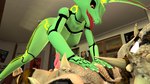 anthro areola breasts duo female green_areola green_nipples male male/female nipples atomicsopp_sfm nintendo pokemon warfare_machine modiar rayna_(furromantic) agamid generation_3_pokemon legendary_pokemon lizard pokemon_(species) rayquaza reptile scalie 3d_(artwork) digital_media_(artwork) hi_res source_filmmaker_(artwork)