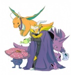 anthro armor beard blonde_hair cape clothing facial_hair feral flower group hair horn male mature_anthro mature_male membrane_(anatomy) membranous_wings plant simple_background watering_can white_background wings jazzycat nintendo pokemon undertale undertale_(series) asgore_dreemurr boss_monster_(undertale) bovid caprine dragonite elemental_creature flora_fauna flower_creature generation_1_pokemon mammal nidoking nidoran nidoran♀ nidoran♂ pokemon_(species) vileplume crossover watermark