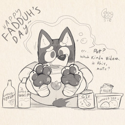 3_toes anthro anus balls black_pawpads blush bubble claws dialogue drunk drunk_bubble feet food foot_fetish foot_focus genitals holding_both_legs male offscreen_character offscreen_male on_model pawpads penis soles solo substance_intoxication text toe_claws toes wrinkled_feet wrinkles dogeoisie bluey_(series) bandit_heeler australian_cattle_dog canid canine canis cattledog domestic_dog herding_dog mammal pastoral_dog 1:1 english_text greyscale hi_res monochrome