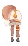 bent_over big_butt boots brown_hair bulge butt butt_focus clothing femboy fluffy fluffy_tail footwear fox_ears fox_tail hair legwear male pale panties shoes smooth_skin solo tail thigh_highs underwear dagmellv panky pankyvt animal_humanoid canid canid_humanoid canine canine_humanoid fox fox_humanoid humanoid mammal mammal_humanoid absurd_res hi_res