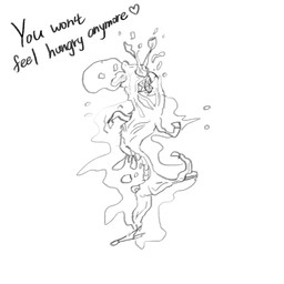 abuse ambiguous_form ambiguous_gender animal_abuse blood bodily_fluids corpse death dialogue exposed_organs eye_gouging gore grotesque_death offscreen_character sadism solo text tongue tongue_out yellowcottoncandy030 fluffy_pony fluffy_pony_(species) mammal 1:1 2025 black_and_white digital_drawing_(artwork) digital_media_(artwork) english_text hi_res monochrome