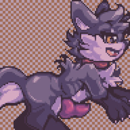 anthro feral genitals knot knotted_penis male penis solo nightowl0090 sean_(senz) 1:1 animated digital_media_(artwork) pixel_(artwork) pixel_animation