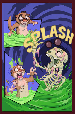 acid anthro blue_internal bone bones_in_stomach digestion digestion_sequence eyewear fatal fatal_vore forced glasses graphic_digestion inside_stomach internal oral_vore organs scared_prey skull solo stomach teeth unwilling_prey vore wearing_glasses greko_the_cat mythology drembonaarkrah drewotter dragon mammal mustelid mythological_creature mythological_scalie otter scalie hi_res