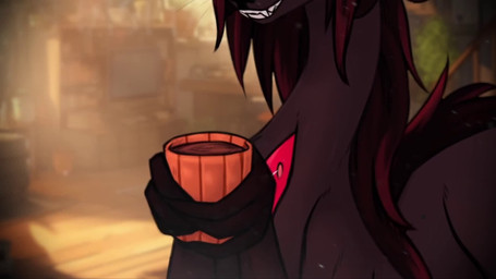 4_fingers black_body container cup deer_nose fingers hair holding_object horn lipsynced long_body long_hair mug multi_ear multi_eye red_eyes showcase lonerdemiurge pngtuber vtuber nail_(lonerdemiurge) 16:9 2025 animated digital_media_(artwork) hi_res long_playtime sound video widescreen