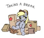 box container female mail mailbox simple_background solo white_background wings myrant friendship_is_magic hasbro my_little_pony mythology derpy_hooves_(mlp) equid equine horse mammal mythological_creature mythological_equine pegasus pony