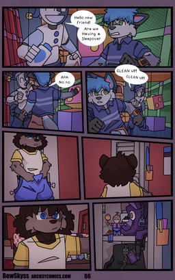 ageplay baby_powder backpack block blue_clothing blue_hair blue_shirt blue_topwear calendar clock clothed clothing daycare dialogue diaper dice fur greeting grey_body grey_fur hair infantilism locker machine male overalls roleplay shirt text topwear bewskyss five_nights_at_freddy's five_nights_at_freddy's:_security_breach five_nights_at_freddy's_2 scottgames steel_wool_studios balloon_boy_(fnaf) bonnie_(fnaf) canid canine canis mammal robot absurd_res comic english_text hi_res