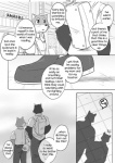 anthro canid canine canis clothing comic cotton_(artist) dialogue domestic_dog english_text fur greyscale male mammal monochrome natsume_(tooboe_bookmark) nitobe shadow text tooboe_bookmark
