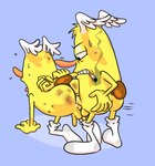 anal balls butt clothing dual_persona duo footwear genitals male male/male open_mouth sex smoking socks teeth fellofreak comedy_central drawn_together wooldoor_sockbat sockbat_(species)