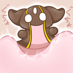 against_surface blush female feral on_glass slime solo kitigaru nintendo pokemon aquatic gastrodon gastropod generation_4_pokemon mollusk pokemon_(species) west_sea_gastrodon 1:1 low_res