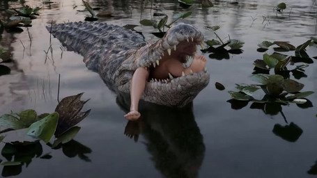 ambiguous_gender duo feral feral_pred human_prey male male_prey rough_oral swallow_whole swallowed_alive swamp vore wetland racf92 raptie_(modeler) yummers chase_(crimsoncreaturecreations) danger_n00dle_(racf92) quick alligator alligatorid crocodile crocodilian human mammal reptile scalie 16:9 animated blender_(artwork) blender_cycles_(artwork) digital_media_(artwork) no_sound short_playtime widescreen