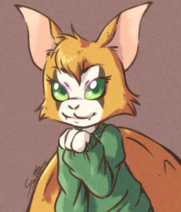 2013 anthro dust:_an_elysian_tail facial_markings fangs fidget green_eyes looking_at_viewer markings nimbat scuttlepig sweater video_games wings
Rating: Safe
Score: 0
User: ChestFox
Date: March 16, 2014