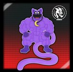 anthro big_muscles fur happy huge_muscles hyper hyper_muscles jewelry male muscular necklace smile solo yellow_pendant jdbo-arts mob_entertainment poppy_playtime smiling_critters catnap_(poppy_playtime) critters_(poppy_playtime) domestic_cat felid feline felis mammal hi_res