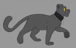 4_toes 5_fingers black_collar chain collar feet feral fingers grey_background latex long_tail male melanistic nude simple_background smile solo tail toes yellow_eyes cubi flir_(panther) felid latex_creature living_latex mammal pantherine 2014 digital_drawing_(artwork) digital_media_(artwork)