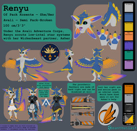 3_fingers 3_toes 4_ears anthro armor armor_plates athletic_wear biped black_sclera bottomwear breastplate butt carbon_fiber claws clothed clothing color_swatch dewclaw digitigrade earbuds electronics exercise_clothing feathered_crest feathers featureless_crotch feet female finger_claws fingers footwear front_view gradient gradient_tail head_crest head_feathers headphones hexagon hexagonal_grid holographic_wings information logo looking_at_viewer markings measurements metal_claws multi_ear multicolored_body multicolored_feathers multicolored_pawpads multiple_angles multiple_poses nude off/on open_mouth pants pawpads paws pose pronouns prosthetic prosthetic_arm prosthetic_limb raised_tail rear_view scutes shirt shoes shorts side_view simple_background sleeveless_shirt solo spread_toes standing striped_markings stripes t-shirt tail tail_feathers teal_eyes text toe_claws toeless_footwear toes tongue tongue_out topwear underfluffies winged_arms wings wristband beanthusiast renyu_kosente avali 3d_(artwork) absurd_res blender_(artwork) character_name digital_media_(artwork) english_text flat_colors full-length_portrait headshot_portrait hi_res model_sheet portrait species_name watermark
