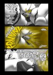 2_fingers antennae_(anatomy) anthro anus black_border bodily_fluids border dialogue dominant dominant_female dripping duo fart fart_cloud fart_fetish farting_female farting_on_another farting_on_male farting_on_penis female female_farting fingers first_person_view foreplay genital_fluids genitals larger_female male male/female moan nude nude_anthro nude_female nude_male penis precum precum_drip presenting presenting_anus profanity size_difference speech_bubble stinger stinger_tail tail tall_female text wings soomir heather_(soomir) hectar_(soomir) arthropod bee hymenopteran insect absurd_res black_and_white comic english_text hi_res monochrome