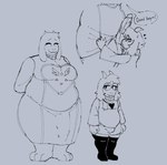 2024 anthro aroused ball_lick balls belly big_dom_small_sub big_penis blush boss_monster_(undertale) bovid breasts breath bulge caprine clothing deltarune dominant duo erection eyes_closed femboy fembunns genitals goat gynomorph heart_symbol huge_penis intersex intersex/male leg_grab legwear licking male mammal mature_intersex oral panting penile penis penis_lick praise ralsei sex short_stack simple_background size_difference sketch slightly_chubby tenting thick_thighs thigh_grab thigh_highs tongue toriel undertale_(series) wide_hips