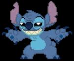 4_fingers ambiguous_gender black_eyes blue_body blue_claws blue_fur blue_nose chest_tuft claws fingers fur grin head_tuft notched_ear simple_background small_tail smile solo standing tail transparent_background tuft pieman24601 disney lilo_and_stitch stitch_(lilo_and_stitch) alien experiment_(lilo_and_stitch) 2018 alpha_channel animated aseprite_(artwork) digital_media_(artwork) loop low_res pixel_(artwork) pixel_animation short_playtime