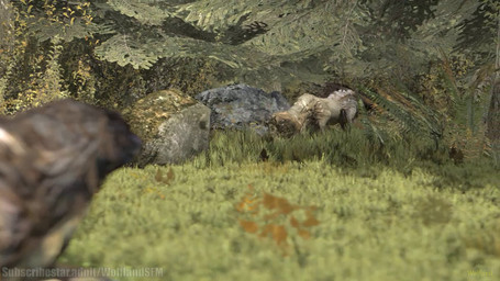 balls belly black_body black_fur bodily_fluids bouncing_balls close-up cum cum_in_vagina cum_inside cunnilingus deep_cunnilingus doggystyle duo face_lick female female_penetrated feral feral_on_feral feral_penetrated feral_penetrating feral_penetrating_feral forest from_behind_position fur genital_fluids genitals grass harness heterochromia interspecies jumping larger_male licking log looking_pleasured male male/female male_penetrating male_penetrating_female mating_grip mounting obscured_penetration on_log one-handed_mating_grip open_mouth oral outside paw_pattern penetration penile penile_penetration plant quadruped sex size_difference smaller_female smaller_penetrated tongue tongue_penetration tree vaginal vaginal_penetration walking_away white_belly wood yellow_eyes wolfland capcom monster_hunter subscribestar canid canine canis domestic_dog german_shepherd herding_dog mammal pastoral_dog wulg 16:9 2025 3d_(artwork) 3d_animation animated digital_media_(artwork) hi_res high_framerate huge_filesize long_playtime no_sound source_filmmaker_(artwork) watermark webm widescreen