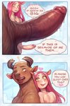 anthro antlers asking asking_another balls ben_(cyancapsule) blush blush_lines blush_symbol comic conditional cyancapsule deer describing_genitalia describing_penis describing_size dialogue duo english_text equid equine erection exclamation_point femboy genitals glistening glistening_body hair heart_above_head heart_after_text heart_eyes heart_pupils heart_symbol heart_with_emanata hi_res horn horse humanoid_genitalia humanoid_penis hybrid_genitalia hybrid_penis iconography inner_monologue linked_thought_bubble looking_at_genitalia looking_at_penis male male/male mammal medial_ring medial_ringed_humanoid_penis medial_ringed_hybrid_penis moose new_world_deer nila_(cyancapsule) nipples nude penis penis_awe pink_hair pink_heart pupils question questioning_tone speech_bubble star_pupils stuttering symbol-shaped_pupils talking_to_another talking_to_partner text text_with_heart text_with_iconography thought_bubble tongue unusual_pupils yes-no_question