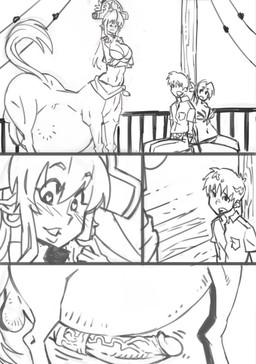 after_vore arms_tied balls belly big_belly big_penis bound breasts clothing death female genitals group hat headgear headwear herm intersex male outside overweight penis vore mabeelz european_mythology greek_mythology mythology centaur equid equid_taur human humanoid_taur mammal mammal_taur taur 2020 comic