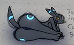 big_breasts big_butt breasts butt female genitals glowing glowing_markings grey_body looking_at_viewer markings nude nude_female nude_humanoid presenting presenting_hindquarters pussy smile solo swaying tail tail_motion tailwag wide_hipped_female wide_hips phil_sux nintendo pokemon eeveelution generation_2_pokemon humanoid mammal pokemon_(species) umbreon animated short_playtime