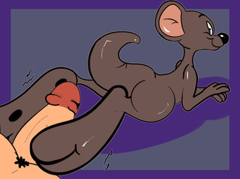 bestiality big_feet brown_body brown_fur feet feral foot_fetish foot_play footjob foreshortening fur huge_feet human_on_feral interspecies male reverse_footjob sex smile unknown_artist looney_tunes warner_brothers hippety_hopper human kangaroo macropod mammal marsupial hi_res