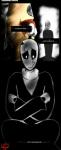 2017 absurd_res animated_skeleton bone clothed clothing comic english_text fur gaster hi_res humanoid lotusthekat mammal not_furry papyrus_(undertale) skeleton text undead undertale undertale_(series)