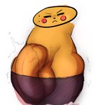 anthro anthrofied balls barely_contained big_balls big_penis bulge femboy genitals half-erect male penis penis_base solo vein veiny_penis wide_hipped_anthro wide_hipped_male wide_hips anonymous_artist sssonic2 starykrow nintendo pokemon big_booty_pikachu fan_character generation_1_pokemon mammal pikachu pokemon_(species) 2017