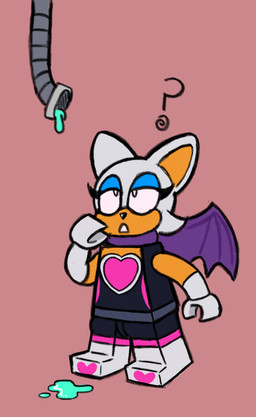 anthro bat_wings black_bodysuit black_clothing black_nose black_skinsuit blue_eyeshadow bodysuit clothing eyelashes eyeshadow female footwear gloves hair handwear hose looking_up makeup membrane_(anatomy) membranous_wings open_mouth purple_wings question_mark red_background shoes simple_background skinsuit solo tan_body tan_inner_ear three-quarter_view tight_clothing water white_clothing white_ears white_eyes white_footwear white_gloves white_hair white_handwear white_mouth white_shoes wings punkypinky lego sega sonic_the_hedgehog_(series) rouge_the_bat bat lego_minifigure mammal 2024 absurd_res colored digital_media_(artwork) flat_colors hi_res