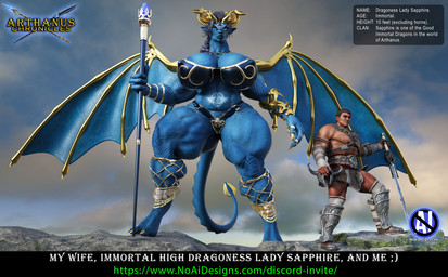 3_toes anthro big_breasts breasts duo feet female genitals horn huge_breasts male male/female muscular muscular_female nipples on_bottom on_top size_difference smaller_human spread_legs spreading tail text thick_thighs toes vulva wings noaidesigns mythology dragon human humanoid mammal mythological_creature mythological_scalie scalie 3d_(artwork) digital_media_(artwork) english_text hi_res url widescreen