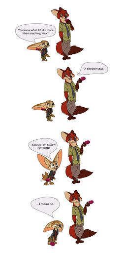3_toes 4_fingers annoyed anthro barefoot bent_arm big_ears black_clothing black_eyebrows black_nose black_shirt black_topwear blue_necktie bottomwear brown_eyes brown_tail brown_tail_tip cheek_tuft closed_smile clothing dialogue dipstick_tail duo ears_down excited eyebrows facial_tuft feet fingers fluffy fluffy_tail food fur green_bottomwear green_clothing green_dress_shirt green_eyes green_pants grey_bottomwear grey_clothing grey_pants half-closed_eyes hand_in_pocket holding_food holding_object holding_popsicle larger_anthro larger_male licking_popsicle looking_at_another looking_at_food looking_at_object male male_anthro markings motion_lines mouth_closed name_in_dialogue narrowed_eyes necktie open_mouth open_smile pants pawpsicle paws pivoted_ears pockets popsicle question_mark red_body red_fur red_tail shirt size_difference slim_anthro slim_male smaller_anthro smaller_male smile smiling_at_another speech_bubble standing tail tail_markings tail_motion tailwag talking_to_another tan_body tan_fur tan_inner_ear text toes topwear tuft two_tone_tail yelling hyzenthlayrose disney nickelodeon spongebob_squarepants zootopia finnick_(zootopia) nick_wilde canid canine fennec_fox fox mammal red_fox true_fox 2025 absurd_res digital_drawing_(artwork) digital_media_(artwork) english_description english_text flat_colors hi_res multiple_scenes