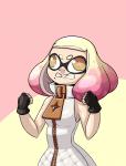 clothed clothing female fingerless_gloves gesture gloves hand_gesture handwear hat headgear headwear pseudo_hair tentacle_hair tentacles thumbs_up zipper zipper_dress zipper_pull_tab limebreaker nintendo splatoon pearl_(splatoon) animal_humanoid cephalopod cephalopod_humanoid humanoid inkling marine marine_humanoid mollusk mollusk_humanoid 2018 animated hi_res short_playtime