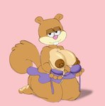 anthro areola bedroom_eyes big_breasts bottomwear bra breasts brown_areola buckteeth clothed clothing female flashing flashing_breasts huge_thighs looking_at_viewer narrowed_eyes nipples seductive simple_background smile solo tail teeth thick_thighs topless underwear wide_hips fuzefurry nickelodeon spongebob_squarepants sandy_cheeks eastern_grey_squirrel grey_squirrel mammal rodent sciurid tree_squirrel absurd_res hi_res sketch