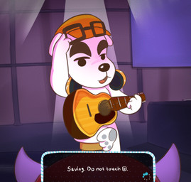 3_toes 4_fingers acoustic_guitar anthro armor bent_arm black_eyebrows black_eyes black_nose clothing duo electronics eyebrows eyewear eyewear_on_head feet fingers floppy_ears fur glasses glasses_on_head grey_pawpads guitar hat headgear headphones headphones_around_neck headwear helmet horn horned_helmet inside looking_at_another lop_ears male male_anthro mostly_offscreen_character musical_instrument open_mouth orange_clothing orange_hat orange_headwear pawpads playing_guitar playing_music plucked_string_instrument rectangular_glasses red_helmet red_tongue sitting_on_stool solo_focus string_instrument text text_box thick_eyebrows toes tongue wall_(structure) white_body white_fur cookieboy011 animal_crossing nintendo k.k._slider villager_(animal_crossing) canid canine canis domestic_dog hunting_dog jack_russell_terrier mammal terrier 2021 2d_animation animated colored digital_drawing_(artwork) digital_media_(artwork) english_description english_text shaded story story_in_description