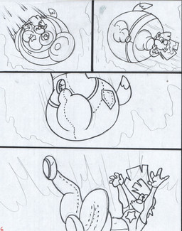anthro belly big_belly bottomwear butt clothing denim denim_bottomwear denim_clothing female inflation jeans outside pants simple_background solo white_background virus-20 wendy_wolf_(virus-20) canid canine canis mammal wolf 2020 comic sketch