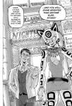 anthro breasts cheetah cleavage clothed clothing comic daigaijin dialogue domestic_cat dress duo ear_piercing ellipsis english_text felid feline felis female furryfight_chronicles greyscale hi_res jewelry male mammal monochrome necklace nyarai_(furryfight_chronicles) piercing ring shun_gonfano smile speech_bubble suit text