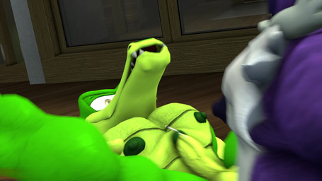 5_fingers 5_toes abs anthro anus balls belly big_belly big_butt black_body black_nose bodily_fluids butt feet fingers from_front_position fur furry_balls genital_fluids genitals green_body group headphones_only holding_own_legs holding_own_legs_up humanoid_genitalia humanoid_penis legs_up lying male male/male markings mating_press missionary_position moobs muscular muscular_male nipples nude on_back overweight overweight_male overweight_on_muscular penetration penis plap_(sound) poolside precum public public_nudity public_sex purple_balls purple_body purple_fur red_body sex sound_effects speed_up spread_legs spreading tail tail_markings toes trio vein veiny_penis white_body white_fur moonwulf sega sonic_the_hedgehog_(series) big_the_cat the_deadly_six vector_the_crocodile zavok crocodile crocodilian felid feline mammal reptile scalie 2025 3d_(artwork) animated digital_media_(artwork) hi_res huge_filesize long_playtime source_filmmaker_(artwork)