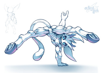 abs anthro biceps big_muscles biped black_sclera blue_eyes digitigrade handstand handstand_with_split_pose hooves horn huge_muscles leg_split logo male male_anthro muscular muscular_anthro muscular_arms muscular_legs muscular_male muscular_thighs pecs simple_background solo standing_on_one_hand tail text white_background white_body artdeitech microsoft ori_(series) xbox_game_studios ori_(ori) guardian_spirit 2025 artist_logo artist_name dated digital_media_(artwork) hi_res signature sketch