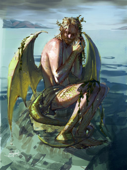 beard blonde_hair claws clothed clothing dragon_tail eyes_closed facial_hair green_body green_scales hair male membrane_(anatomy) membranous_wings outside partially_submerged plant rock scales seaweed sitting solo tail topless topless_humanoid topless_male water wet wet_body wings p0nyplanet mythology augustine_(p0nyplanet) animal_humanoid dragon dragon_humanoid humanoid mythological_creature mythological_scalie scalie tailed_humanoid winged_humanoid 2025 digital_media_(artwork) digital_painting_(artwork) full-length_portrait hi_res painting_(artwork) portrait watermark