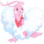 ambiguous_gender beak biped brown_eyes cheek_spots feathers feet feral open_mouth pink_body pupils scarf simple_background solo standing tail tail_feathers talons toes white_background wings flavia-elric nintendo pokemon altaria generation_3_pokemon pokemon_(species) 1:1 2018 digital_media_(artwork) hi_res