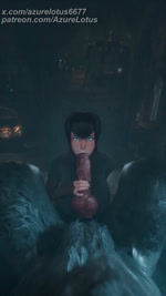 alternative_fashion animal_genitalia animal_penis anthro anthro_penetrating big_penis black_hair black_lips canine_genitalia canine_penis duo fellatio female female_on_anthro genitals goth hair handjob knot lips male male/female oral oral_penetration penetration penile penis sex azurelotus6677 hotel_transylvania mythology mavis_dracula canid canine human humanoid mammal mythological_canine mythological_creature vampire werecanid werecanine werecreature werewolf 3d_(artwork) 3d_animation 9:16 animated digital_media_(artwork) hi_res short_playtime sound webm