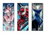 2013 ambiguous_gender blue_eyes blue_fur bow canine eeveelution fox fur legendary_pokémon looking_at_viewer mammal nintendo pokémon sylveon video_games white_fur xerneas yveltal
Rating: Safe
Score: 4
User: VillainousVulpix
Date: October 30, 2013