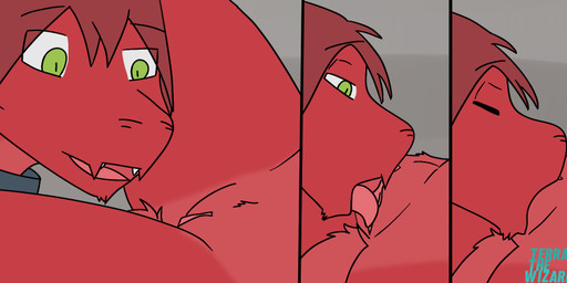 anthro autocunnilingus cheek_tuft clitoral clitoral_hood clitoral_masturbation close-up countershade_fur countershade_neck countershade_torso countershading cunnilingus deep_cunnilingus eye_through_hair eyebrow_through_hair eyebrows eyes_closed facial_tuft female flesh_fang fur genitals green_eyes grey_background hair half-closed_eyes humanoid_genitalia humanoid_vulva looking_at_self lying masturbation narrowed_eyes non-euclidean_masturbation nude on_back open_mouth oral oral_masturbation penetration pink_vulva portal_autocunnilingus portal_masturbation pupils red_body red_countershading red_fur red_hair sex short_hair simple_background slit_pupils snout solo teeth thinking_with_portals tongue tongue_out tongue_penetration translucent translucent_hair tuft vaginal vaginal_masturbation vulva terrathewizard mythology terra_(terrathewizard) dragon furred_dragon furred_scalie mythological_creature mythological_scalie scalie 2021 sequence signature andromorph_(lore)