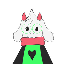 anthro clothed clothing eyewear fangs floppy_ears fur glasses green_eyewear green_glasses happy horn lop_ears male round_glasses simple_background smile solo teeth toony toony_eyes wearing_glasses white_background white_body white_fur rejines deltarune undertale_(series) ralsei bovid caprine darkner goat mammal 1:1 2025 bust_portrait digital_drawing_(artwork) digital_media_(artwork) hi_res portrait