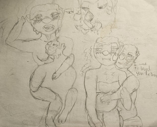 after_kiss anthro belly_rub bodily_fluids duo facial_scar female from_front_position lying male male/female missionary_position narrowed_eyes on_back open_mouth passionate pregnant pregnant_anthro pregnant_female saliva saliva_string scar sex tears lemonsv2 mammal mustelid otter graphite_(artwork) hi_res traditional_media_(artwork)