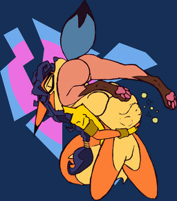 anthro breasts butt duo featureless_breasts featureless_crotch female female/female female_pred female_prey vore chaoshetra brand_new_animal sly_cooper_(series) sony_corporation sony_interactive_entertainment studio_trigger sucker_punch_productions carmelita_fox michiru_kagemori canid canine fox mammal raccoon_dog tanuki absurd_res alpha_channel hi_res