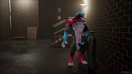 air_inflation animal_genitalia animal_penis anthro balls belly belly_inflation blue_penis bodily_fluids canine_genitalia canine_penis cum cumshot ejaculation erection fur gas_tank genital_fluids genitals hands-free hissing hose hose_in_butt inflation knot male multicolored_body multicolored_fur muscular muscular_male nude penis solo sound_effects vein conditional_dnp digitallis sound_warning mythology canid canine mammal mythological_canine mythological_creature werecanid werecanine werecreature werewolf 16:9 3d_(artwork) 3d_animation animated digital_media_(artwork) huge_filesize long_playtime sound webm widescreen